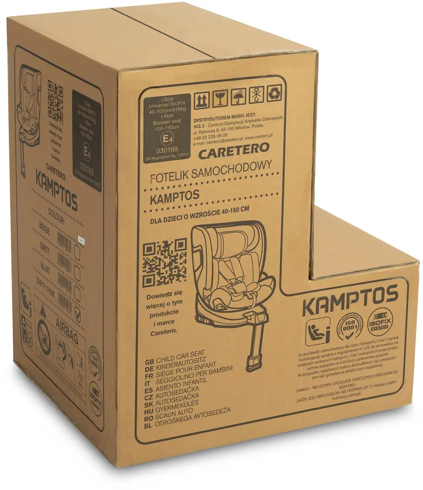Автокресло Caretero Kamptos i-Size Isofix Dirty Pink